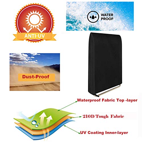 Funda para Silla Gravedad Cero - Funda para sillas reclinables terraza con material duradero 210D, Resistente al agua Funda para tumbona gravedad cero(71cm x 34cm x 110cm)