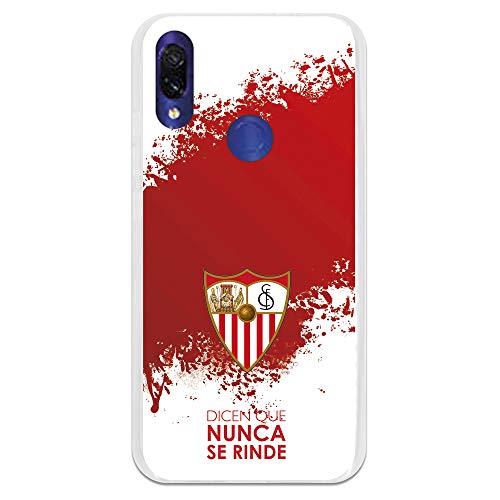 Funda para Xiaomi Redmi 7 Oficial del Sevilla FC Sevilla Dicen Que Nunca se Rinde para Proteger tu móvil. Carcasa para Xiaomi de Silicona Flexible con Licencia Oficial del Sevilla FC.