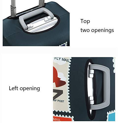 Funda Protectora para Maleta, Lavable, elástica, diseño de águila, Funda Protectora para Maletas, Funda para Maletas, para Accesorios de maletín de 18 a 32 Pulgadas 03 XL (29 '' - 32 '')