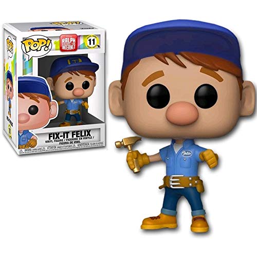 Funko Pop!: Figura Disney Wreck-It Ralph 2: Pop 6 Fix-It Felix, Multicolor, Talla Única