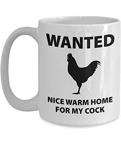Funny Farmer Coffee Mugs - Quería un hogar cálido y agradable para mi pollo con pollo - Los mejores regalos para amigos, mujeres, hombres - Farmer Coffee Mug, Tea Cup, 15 Oz