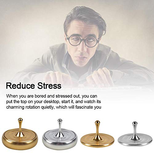 Further Spinning Tops De Metal 3-5 Minutos De Tiempo De Rotación, El Equilibrio Rendimiento Y Belleza, Juguete De Alivio De Ansiedad por Descompresión, Regalo Divertido para Niños Adultos