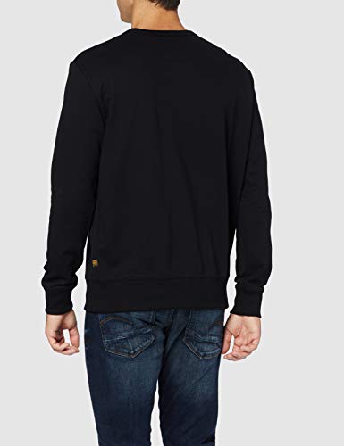 G-STAR RAW Graphic 8 Sudadera, Negro (Dk Black 6484), Medium para Hombre