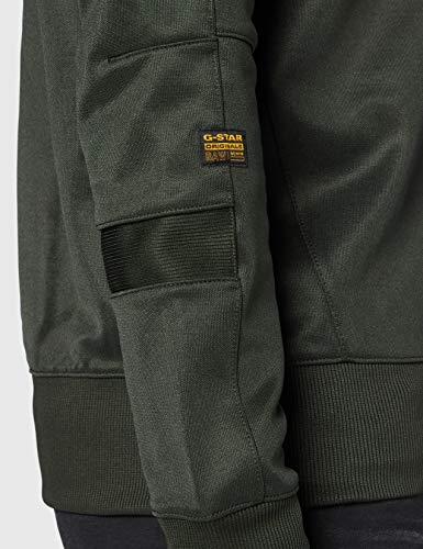 G-STAR RAW Motac Slim Sudadera, Gris (Asfalt A650-995), Small para Hombre