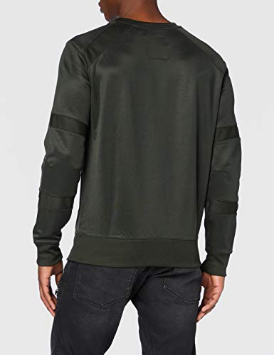 G-STAR RAW Motac Slim Sudadera, Gris (Asfalt A650-995), Small para Hombre