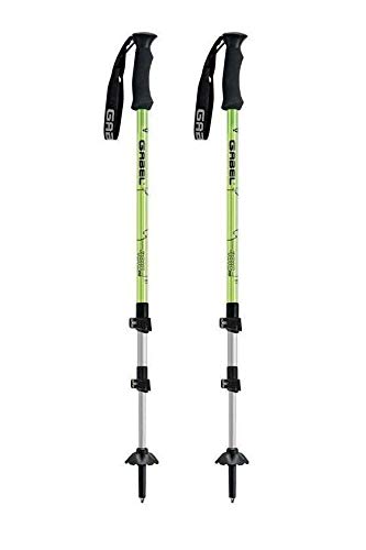 Gabel Stick Mont Blanc Lite Green Trekking Expert-Palo para Senderismo (Madera), Color Verde, Unisex Adulto, Talla única