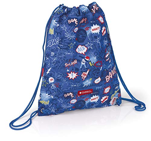 Gabol Bolsa Saco Bang 34x44cm Mochila Infantil, 36 cm, Multicolor