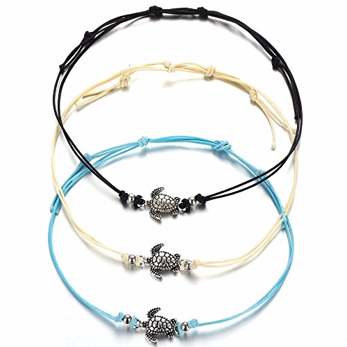 Gaddrt - Tobillera para Mujer y niña, Estilo Bohemio, Ajustable, New, D