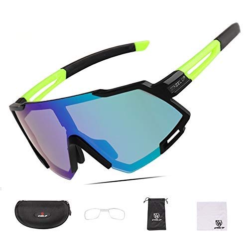 Gafas de sol deportivas polarizadas de Ajing, crazyfire Uv 400, protección irrompible, gafas deportivas protectoras para los ojos, para mujeres, hombres, correr, ciclismo, pesca, golf