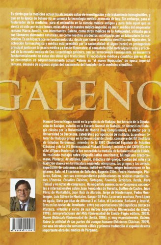 Galeno. Patologías y su tratamiento terapéutico y farmacológico según sus dos obras:  Sobre el método terapéutico  (dedicado) a Glaucón (libros I y ... médico de emperadores romanos (Sin colección)