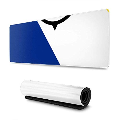 Gaming Moursepad Flag of Bonaire Alfombrilla de ratón para Juegos de 40 x 75 cm con Base de Goma Antideslizante, Bordes cosidos duraderos