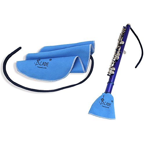 Gamuza de limpieza OriGlam para limpiar la cabeza o el cuerpo de instrumentos como flautas, oboes, clarinetes y saxofones