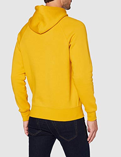 GANT Shield Hoodie Sudadera con Capucha, Ivy Gold, M para Hombre