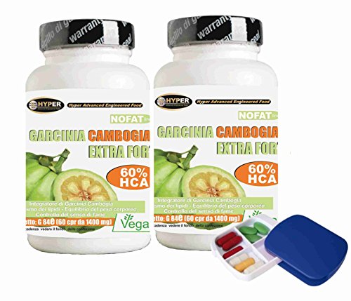 Garcinia Cambogia Extra Fuerte Quemador de Grasa Promueve la Pérdida de Peso Píldoras Gratis Titular 2 BOX X 60 tabletas 1000 mg Quema de Grasa Anti Hambre Reduce el Apetito Ayuda a Drenar