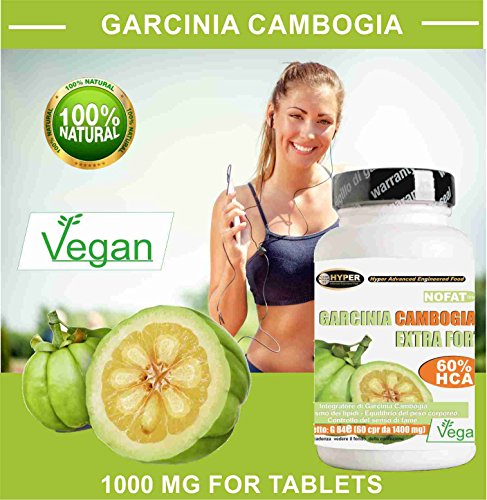 Garcinia Cambogia Extra Fuerte Quemador de Grasa Promueve la Pérdida de Peso Píldoras Gratis Titular 4 BOX X 60 tabletas 1000 mg Quema de Grasa Anti Hambre Reduce el Apetito Ayuda a Drenar