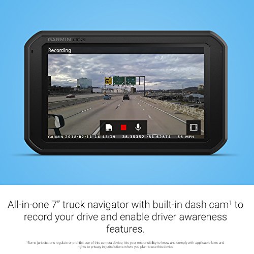 Garmin 010-01856-10 dēzlCam 785 Full EU LMT-D, navegador GPS de 7 Pulgadas con mapas de por Vida (Europa) y Dash CAM integrada, Negro