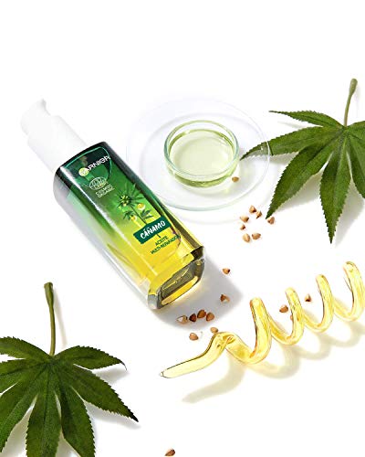 Garnier Bio Aceite de Noche Multi-Reparador con Semillas de Cáñamo Ecológico y Vitamina E