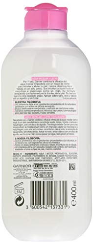 Garnier Skinactive Agua Micelar + Leche Hidratante Lote 2 X 400 Ml 800 ml