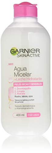 Garnier Skinactive Agua Micelar + Leche Hidratante Lote 2 X 400 Ml 800 ml