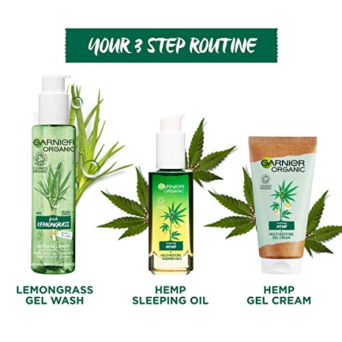 Garnier SkinActive Face Garnier SkinActive Face Organic Cáñamo Multi-Restore Facial Night Sleeping Oil 0,1401 kg