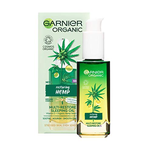 Garnier SkinActive Face Garnier SkinActive Face Organic Cáñamo Multi-Restore Facial Night Sleeping Oil 0,1401 kg