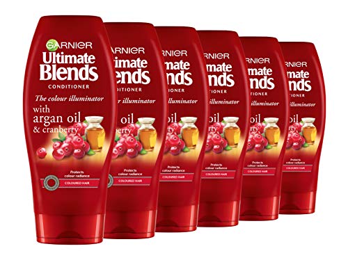Garnier ultimate blends Argán Aceite de pelo Acondicionador, 360 ml, pack de 6