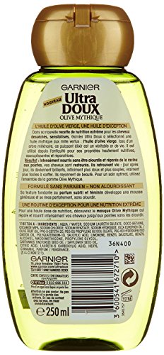 Garnier - Ultra Soft mítico Oliva - Champú cabello dañado - juego de 3