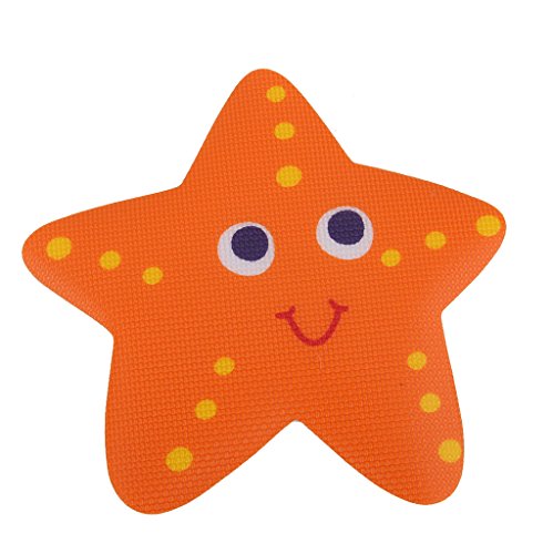 Gazechimp 10 Piezas Apliques de Bañera No Deslizante Etiqueta Estrella de Mar Pegatina Antideslizante de Pisada