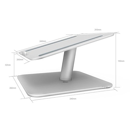 GBY, Inc. Mesa Plegable de Pared Soporte de computadora portátil, Escritorio de aleación de Aluminio, Escritorio de computadora de extracción de Cacao, Mesa Plegable para computadora