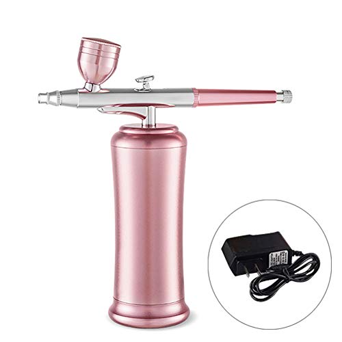 Gebuter Handheld Airbrush Compressor Kit Rechargeable Cake Paint Nail Art Tattoo Sprayer Portable Airbrush Kit Handheld Air Compressor for Beauty Cosmetic Skin Care Tattoos Manicure Body Painting