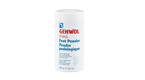 Gehwol, Talco para Pies, Talco Antibacterial Sin Olor 100gm Previene Pie de Atleta - Puede usarse para pies, zapatos & calcetines