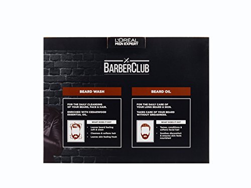 Gel limpiador 3 en 1 L'Oreal Men Expert, Barber Club, para barba, pelo y cara