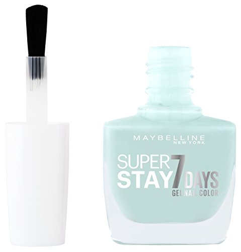 Gemey Maybelline - Esmalte de uñas - Forever Strong Superstay 7 días - No. Mint para la vida