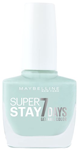 Gemey Maybelline - Esmalte de uñas - Forever Strong Superstay 7 días - No. Mint para la vida
