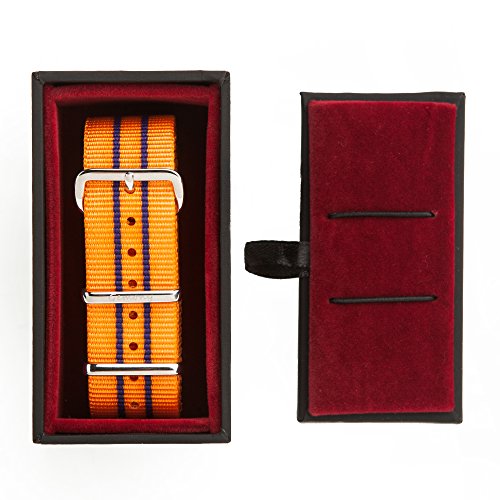 Gemony NATO Strap Prima balístico Nylon Correa de Reloj (18mm,20mm,22mm) WB-201