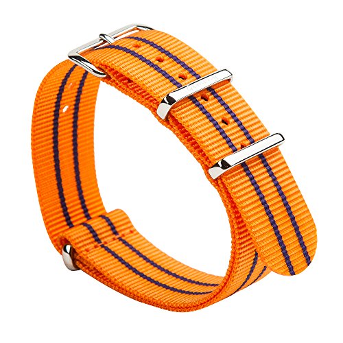 Gemony NATO Strap Prima balístico Nylon Correa de Reloj (18mm,20mm,22mm) WB-201