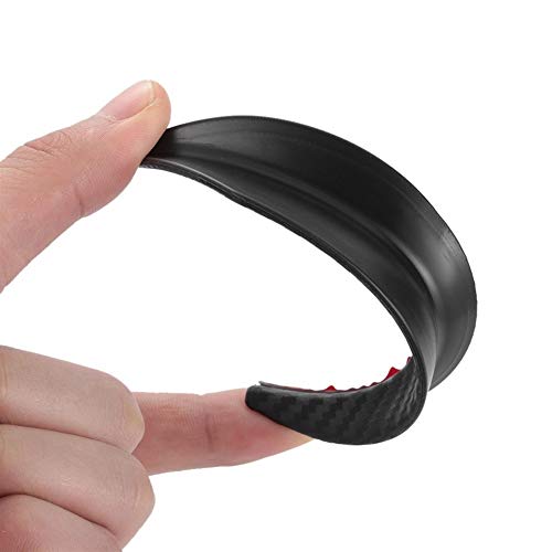 Generic Brands Paragolpes 6pcs / Set Universal Aletas Cuerpo Alerón Canards Valence Chin Ajuste del Coche Canard Ajuste del Tope Delantero del Reborde del difusor Splitter (Color : 4Pcs)