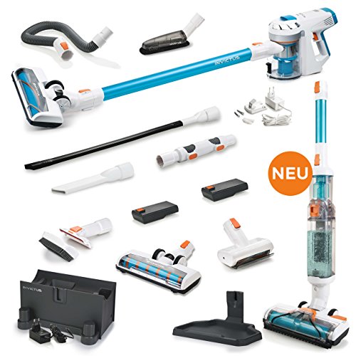 Genius Invictus X7 batería Aspiradora Incluye X Water 31 piezas Bolsa de y inalámbrico Papelera motorizada 380 W 25.2 V batería de iones de litio 2.500 Revoluciones/minuto conocido de TV