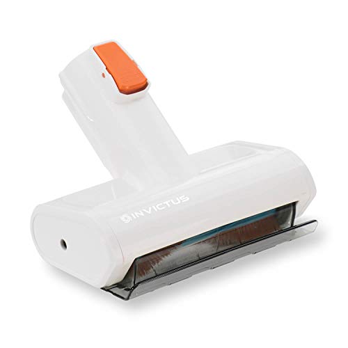 Genius Invictus X7 / X5 - Aspiradora con batería y cepillo eléctrico motorizado (8.000 rpm, ideal para limpiar tapicerías, alfombras y colchones)