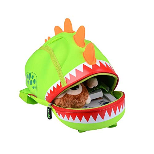 Georgie Porgy 3D Mochila Infantiles Animal Bolsas Escolares de Niños Niñas (Dinosaurio)