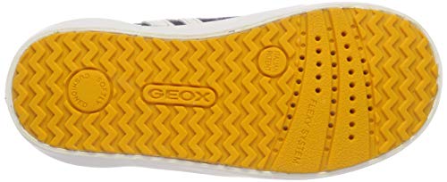 Geox B Kilwi Boy G, Zapatillas para Bebés, Navy/Dk Yellow C4229, 20 EU