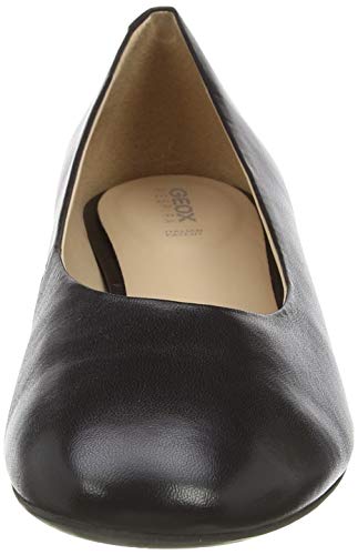 Geox D CHLOO Mid B, Bomba para Mujer, Negro, 38 EU