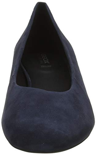 Geox D CHLOO Mid B, Zapatos de Tacón para Mujer, Azul (Dk Navy C4021), 40 EU