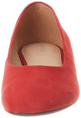 Geox D CHLOO Mid B, Zapatos de Tacón para Mujer, Rojo (Red C7000), 39 EU