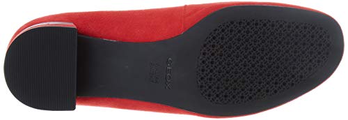 Geox D CHLOO Mid B, Zapatos de Tacón para Mujer, Rojo (Red C7000), 39 EU