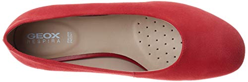 Geox D CHLOO Mid B, Zapatos de Tacón para Mujer, Rojo (Red C7000), 39 EU