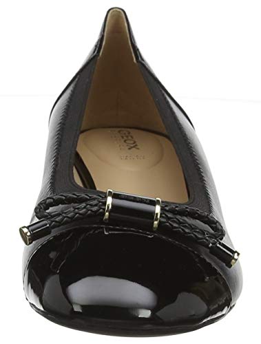 Geox D CHLOO Mid C, Zapatos de Tacón para Mujer, Black C9999, 40 EU