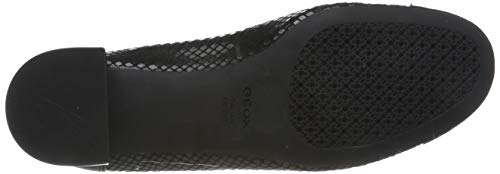 Geox D CHLOO Mid C, Zapatos de Tacón para Mujer, Negro (Black C9999), 38 EU