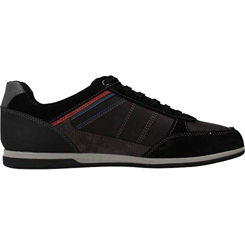 Geox U Renan B, Zapatillas para Hombre, Negro (Black/Mud C9355), 43 EU