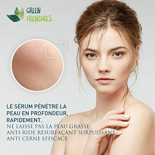 G.F. Sérum ácido hialurónico puro, 60 ml, suero antiedad concentrado más potente 1 =2 antiedad + hidratación, tratamiento antiarrugas facial, Elixir juventud antiojeras